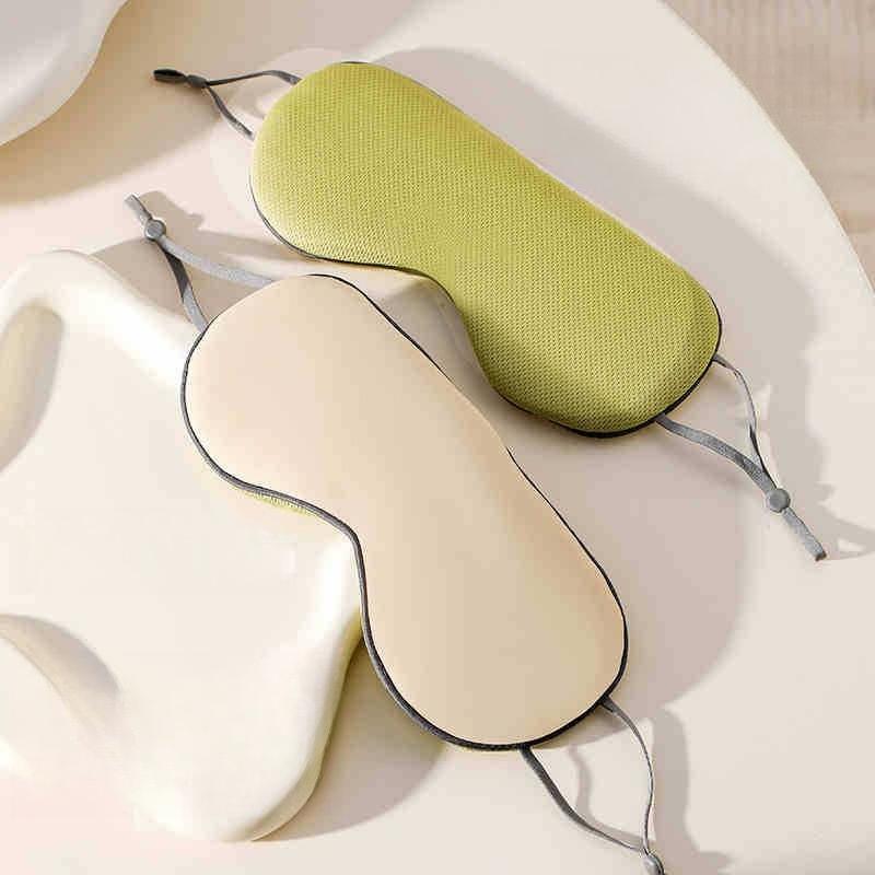 Breathable Cooling Silk Sleep Mask for Summer Double Sided Ice Eye Cover Lightweight Comfortable Eye Shade
