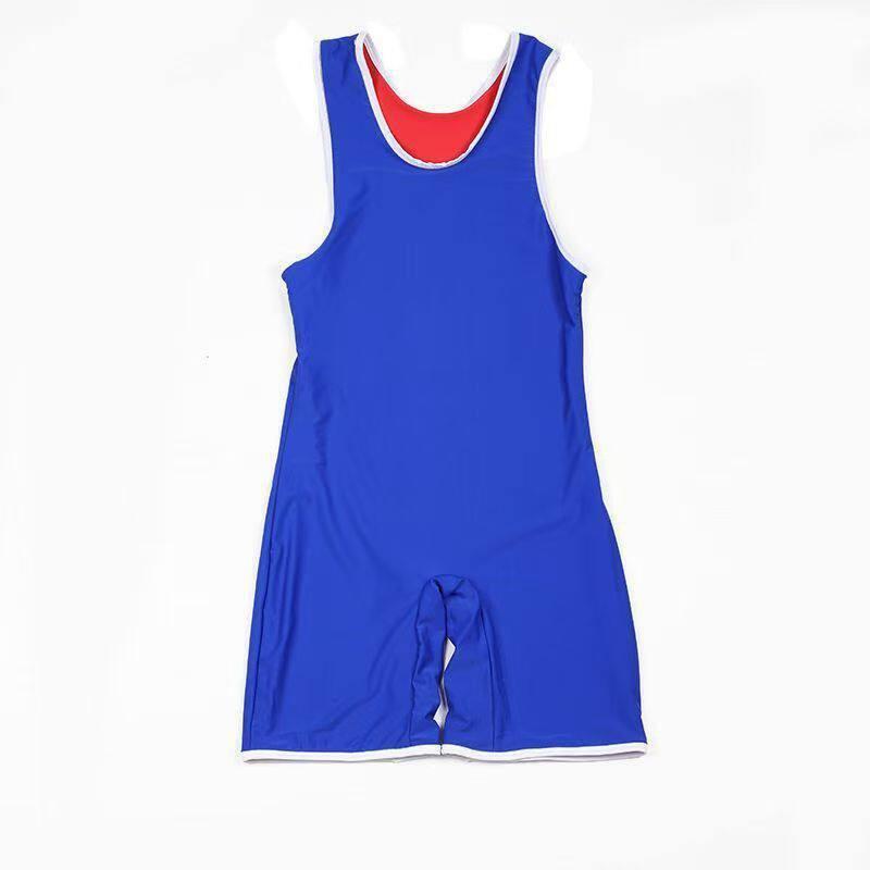 Canottiera da Wrestling Unisex per Adulti e Bambini Allenamento Competizione Stile Libero Greco-Romano Vestibilità Aderente Abbigliamento da Palestra
