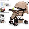 Two-way Stroller Can Sit and Lie Down, Folding Light Stroller, High Landscape 0-3 Years Old Stroller
