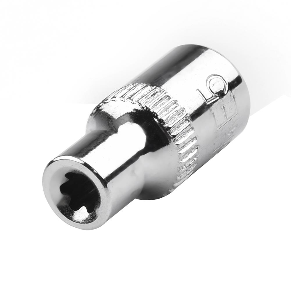 6pcs 1/4Inch Drive Socke Set For Torx Star Female Bit E Socket Wrench Set E4 E5 E6 E7 E8 E10 Car Repair Tools