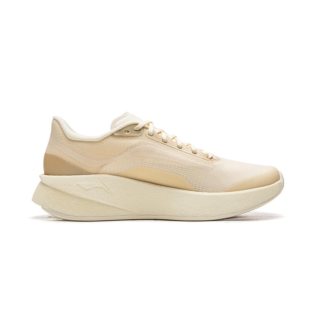 Li Ning Ultra Shadow Thick Sole Height Increasing Soft Breathable Running Shoes Kids Sneakers Matte-White ARBW008-17