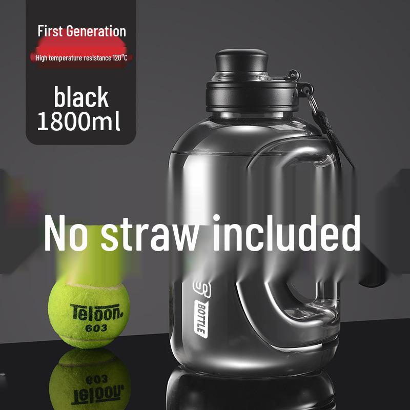 Ton Ton Large Capacity Sports Water Bottle with Straw