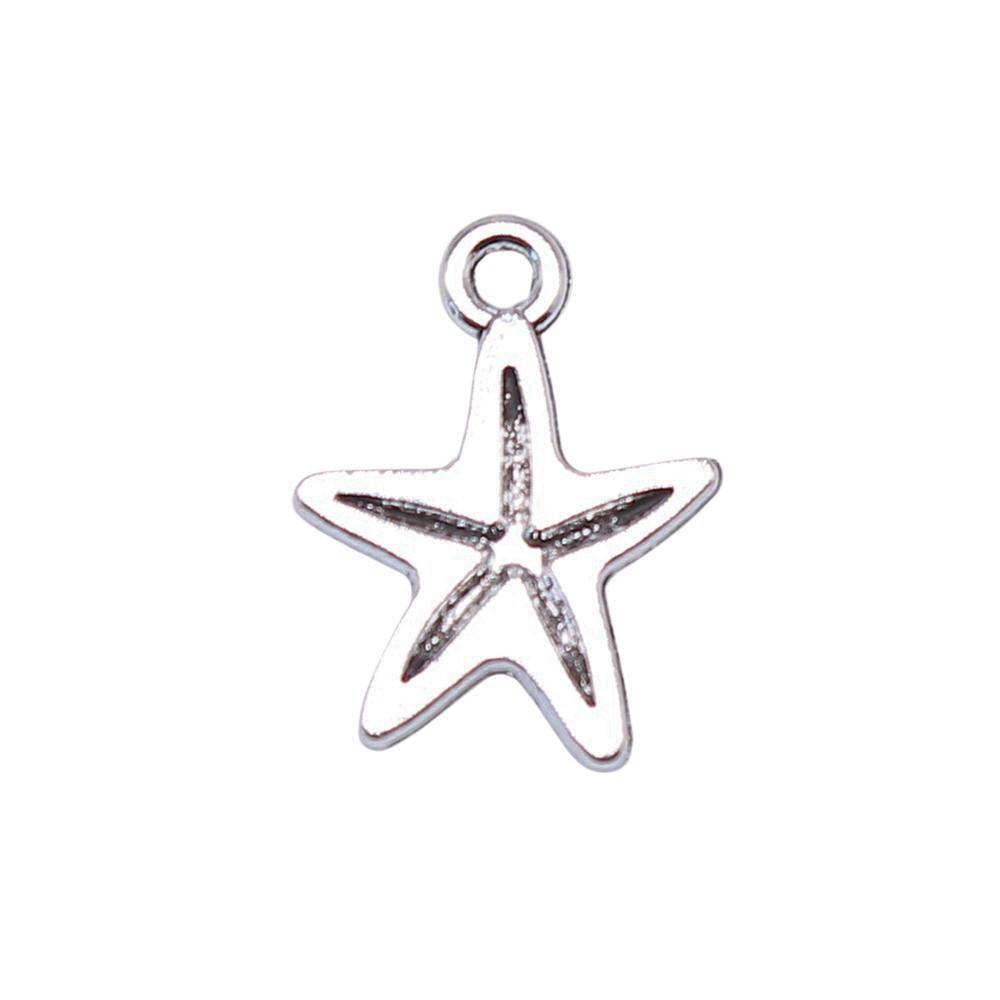 Starfish Charms Multi Color Metal Pendants For Beach Themed DIY Jewelry Accessories