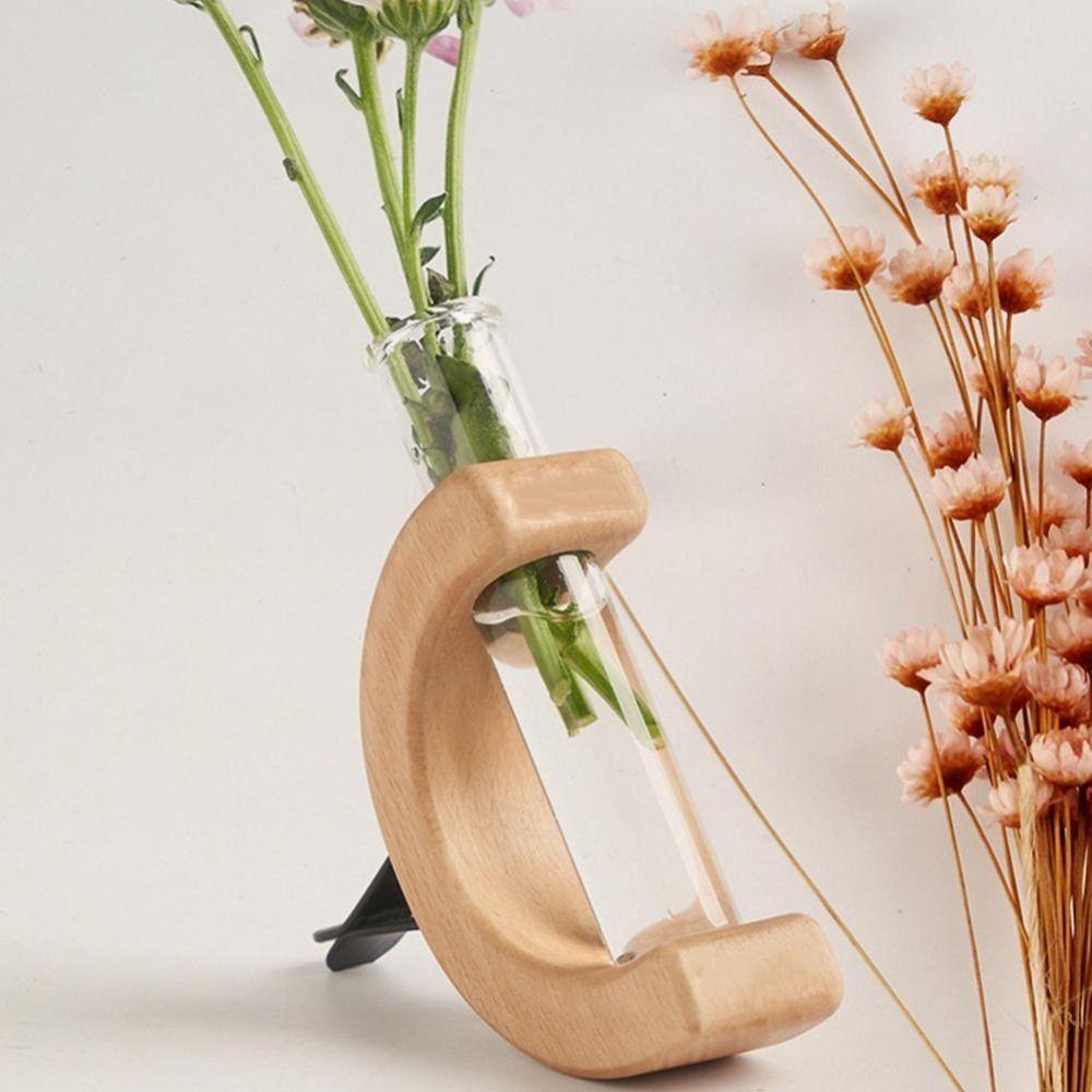 Creative Car Flower Vase Clip Mini Car Vent Decor DIY Flower Holder Perfume