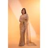 New Designer Partywear - Heavy Butterfly Net Sequins Saree
