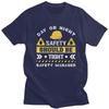 Security Safety Officer Security Officer Safety Ager Gift T Shirt Pure Cotton Tshirt Short Sleeve Tee Shirt Slim Fit Clothing