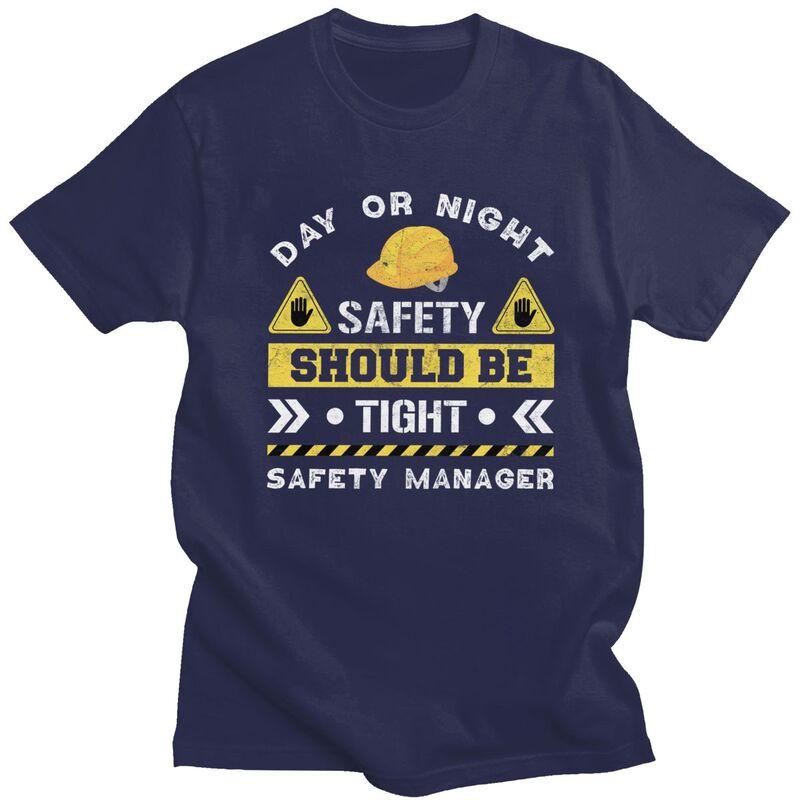 

Security Safety Officer Security Officer Safety Ager Gift T Shirt Pure Cotton Tshirt Short Sleeve Tee Shirt Slim Fit Clothing 4XL