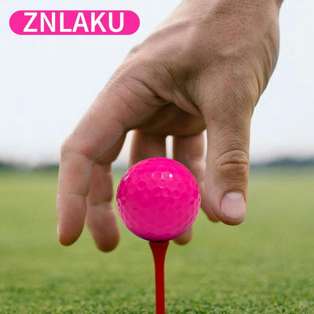 Znlaku Color Golf Combines Distance and High Rebound Eye-catching Ball, 2-Piece Construction,