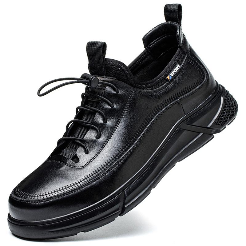 

Genuine Leather Men s Safety Shoes Insulated Electrical Shoes Cow Leather Shoes Work Boots Men Puncture-Proof Industrial Shoes 37