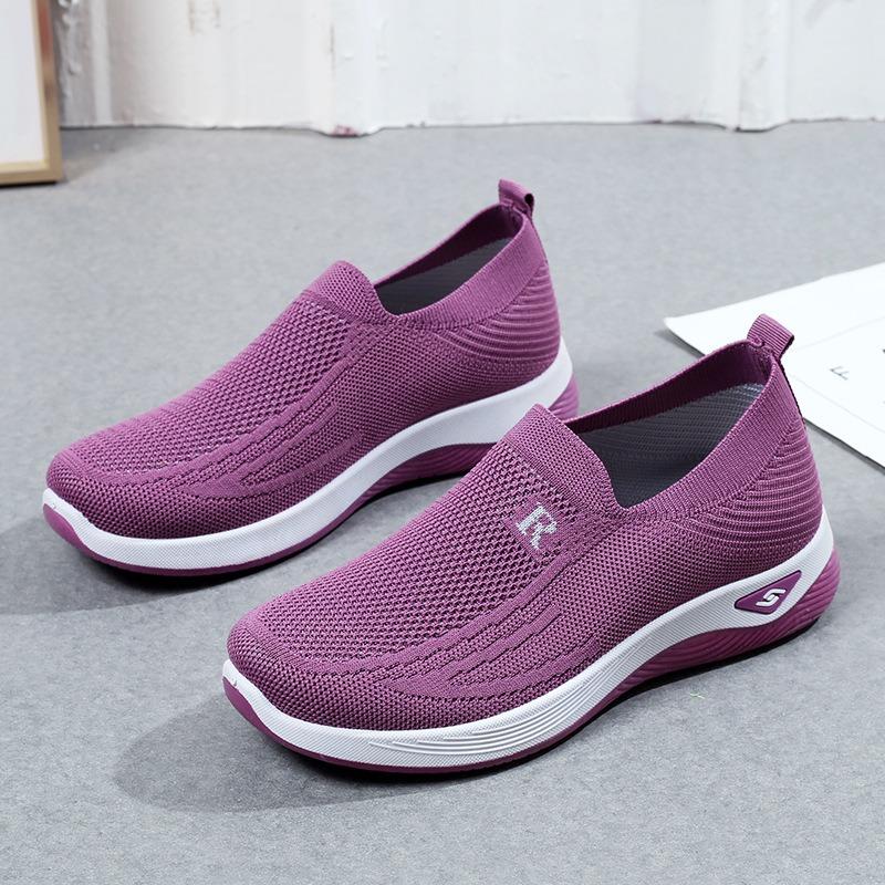 ****** ******* Cloth Shoes Women's S**t Sole One-pedal Walking Shoes Old Casual Shoes