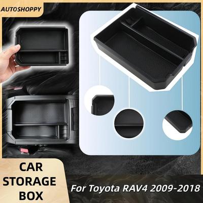 Car Central Armrest Storage Box for Toyota RAV4 RAV 4 2009-2018 Stowing Glove Case Tray Container Accessories