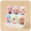 Flocking blind Box baby three cuddly action figure to touch blind bag tabletop adornment knickknack tide play cute pet For Gift