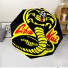 Cobra Kai Fashionable Automatic Opening/Closing Folding Umbrella. Portable and Foldable, Ideal for Gift, Travel, and Daily Use.