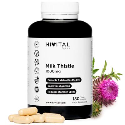 Milk Thistle 1000 mg | 180 κάψουλες vegan για 6 μήνες