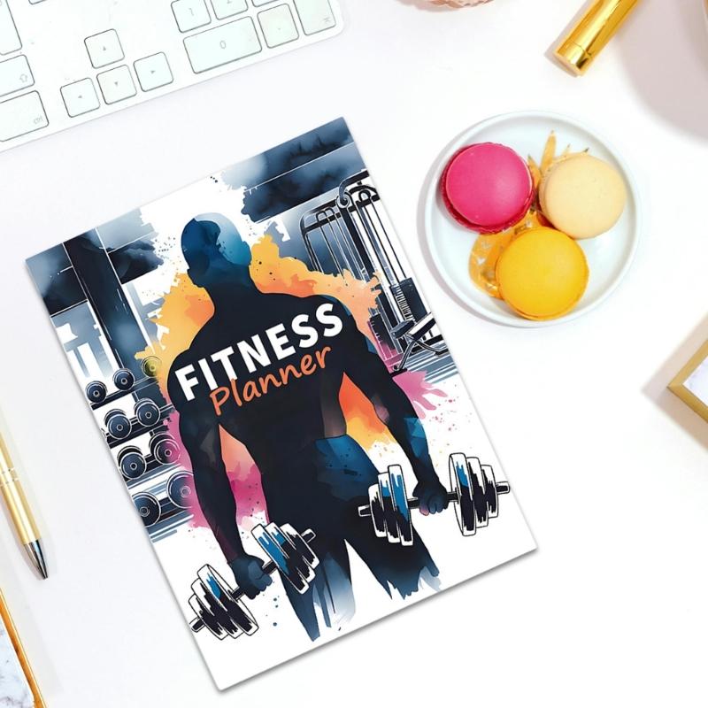 Portable Fitness Journal for Beginner and Enthusiasts to Track Progress and Adjust Plan