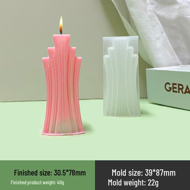 

2024 Handmade 3D Aroma Plaster & Candle Silicone Molds for DIY Diffusers