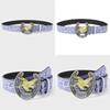 Artistic Eagle Shaped Pu Leather Belt For Men With Ethnic And Vintage Touch
