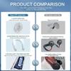 Portable Neck Fan, Hands Free Bladeless Fan, Cooling Personal Fan,3 Speeds Adjustment, Rechargeable, USB Powered Neck Fan for Outdoor Indoor