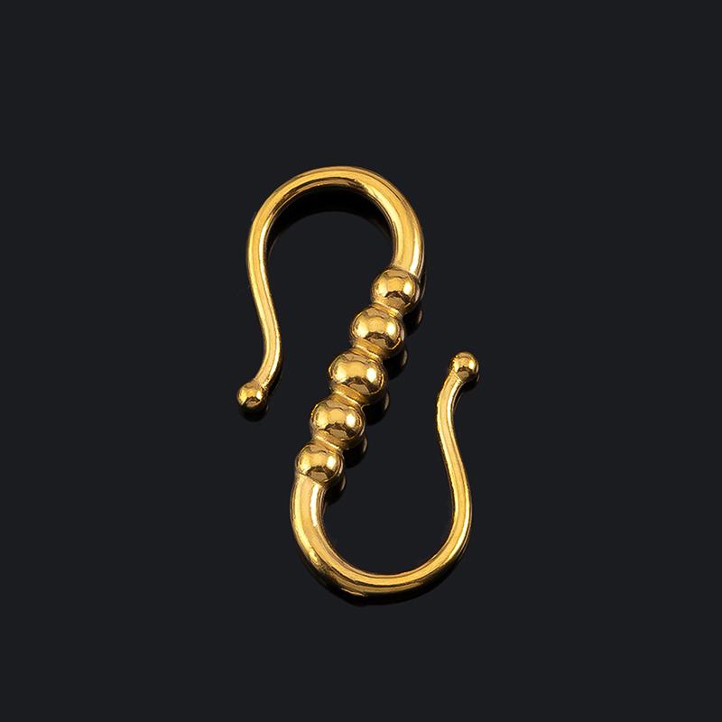 Stainless Steel Hand-Shape Toggle Connectors Diy Jewelry Making Bracelet Clasps Bulk Accessories