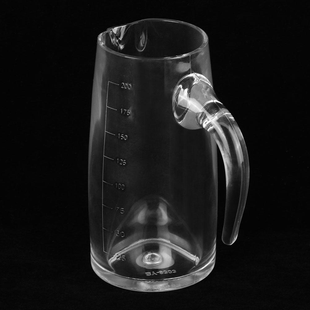 200ml Akrilik Şeffaf Meyve Suyu Şişesi Su Sürahisi Şarap İçecek Kabı Kettle Sürahi Bar için