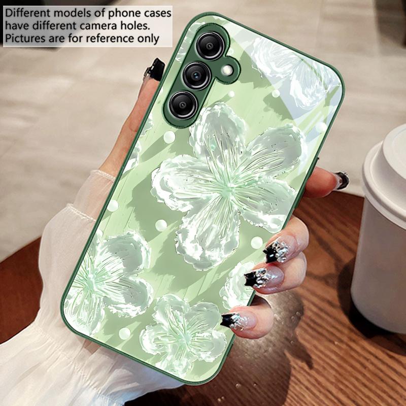 

Масляная живопись подсолнухов Для Samsung Galaxy A14 4G 20 30 52 20S 21S 22 32 33 34 42 50 51 53 54 70 71 72 73 5G Стеклянный чехол для телефона For Samsung A14 4G