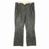 MOSCHINO Made In Italy Premium Sheepskin Leather Pants Olive W84cm/I48 D44 Inseam 74cm
