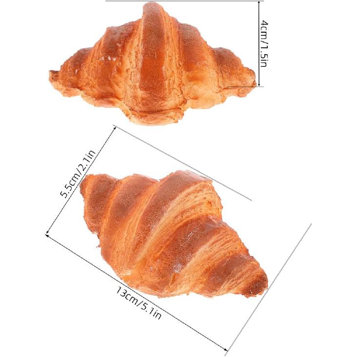 

Искусственные круассаны: Реалистичный Круассан Хлеб Искусственный Хлеб ПУ Искусственный Содовый Хлеб Имитация Французского Хлеба для Демонстрации в Пекарне Декорация Реквизит для Фотографии