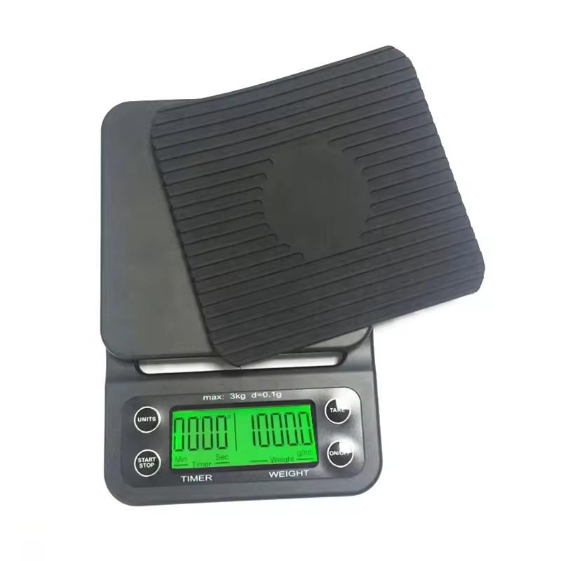 Digital Coffee Scale with Timer LED Screen Weighing Scale 5kg/0.1g Coffee Brewing Timer Scale Kitchen Tool