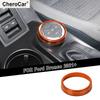 Orange 4WD Four-wheel Drive Knob Ring Cover for Ford Bronco + Aluminum Alloy