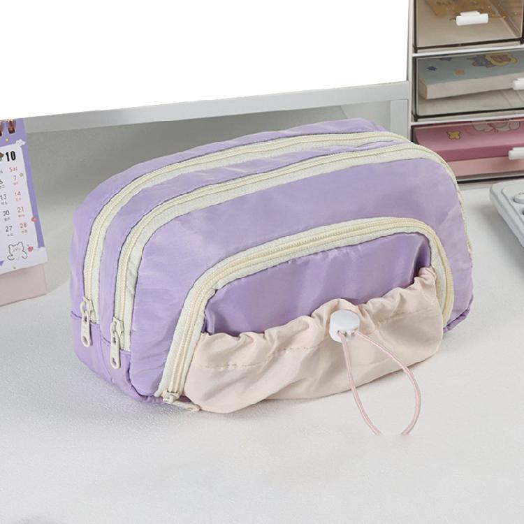 Multi Layered Pencil Case Big Capacity Pencil Pouches Multilayer Pen Bag Travel Pencil Organizers Bag for Office School