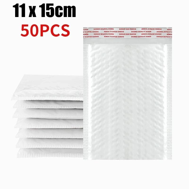 50-1Pcs Bubble Envelope White Foam Shipping Waterproof Bag for Packaging Mailing Gift Self Seal Mailers Padded Shipping Packages
