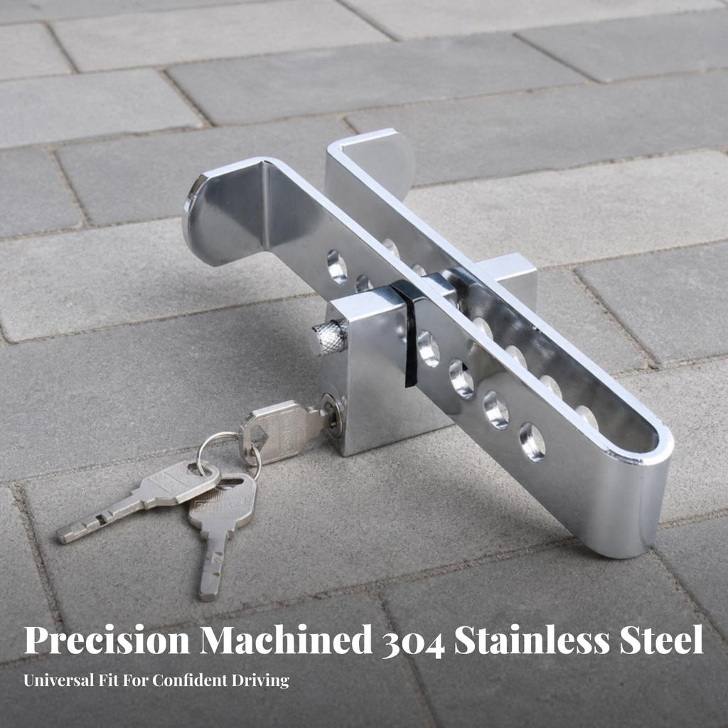 Anti-Anti-Tamper Pedal Lock Stainless Steel Brake Long-Lasting