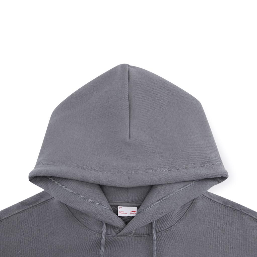 Li Ning Trendy Sports Series Kapuzenpullover Weich Vielseitig Atmungsaktiv Lässiger Hoodie Unisex-Hoodies AWDVQ13-4