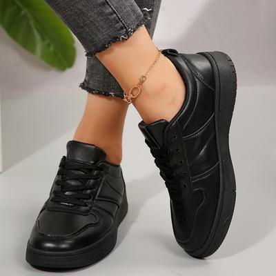 Wiosna i Jesień Nowa Moda Buty Casual Damskie Studenckie Płaskie Niskie Outdoorowe Sznurowane Z Przodu Sneakersy