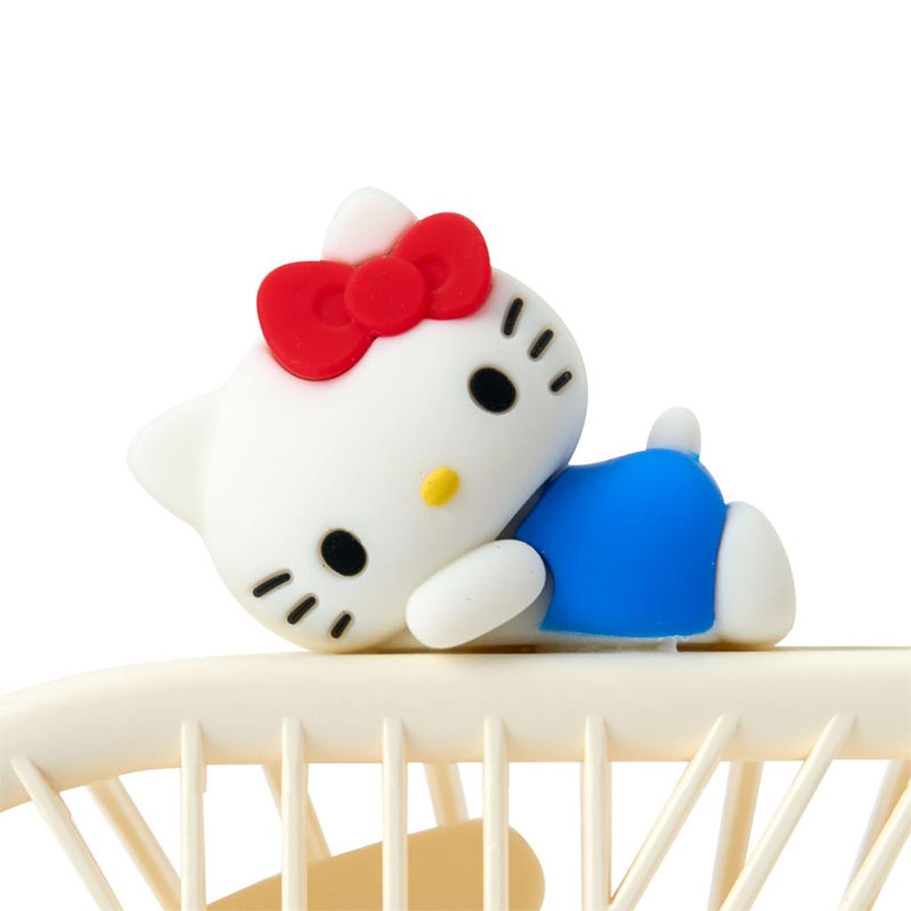 Sanrio Hello Kitty Desktop ABS Character Silicone Fan Speed Suitable for Ages 15 and Product 641863 Fan, Body Resin, Blades Polycarbonate, Part