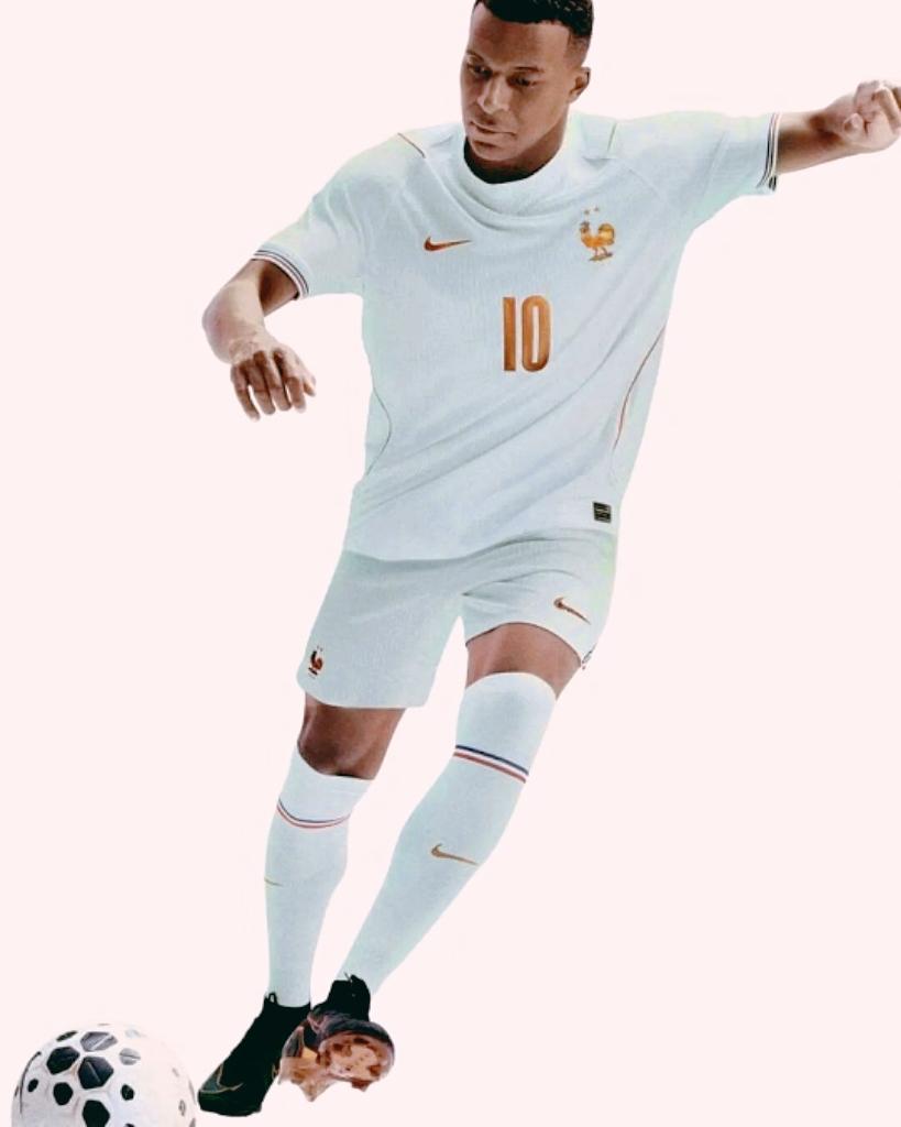 Euro 2024 France Away Strip Mbappe 10