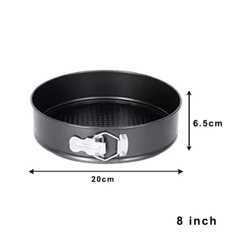 Removable Bottom Non-Stick Metal Cake Baking Pan Round Pizza Cake Mold Bread Baking Tray Bakeware Kitchen Accessories