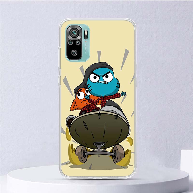 The Amazing World Gumball Soft Case For Xiaomi Redmi Note 14 13 12S 11S 10S 12 Pro Plus Phone Cover 11 10 11E 11T Note14 Shell C