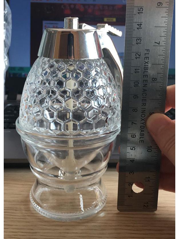 Honey Dispenser Q-437: Squeeze Bottle & Juice Dispenser Jar