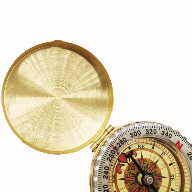 High Precision Stainless Steel Compass for Outdoor Camping and Mountaineering