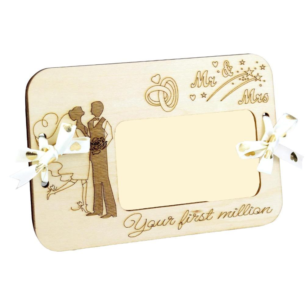 

Wedding Gifts Birthday Gift Ornament Cash Wallet Gift Box Carved Wooden Wallet Home Decoration Style A