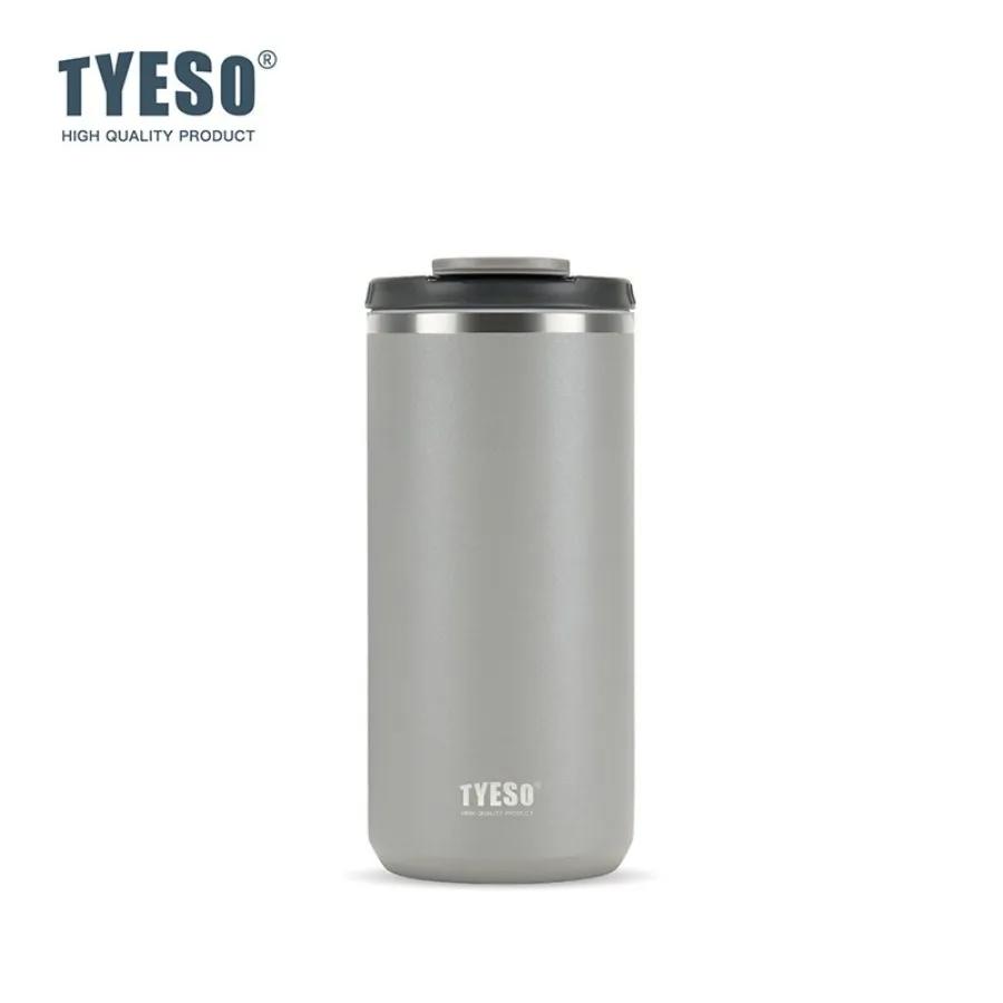 Tyeso 600ML Vacuum Flask Insulated Travel Tumbler Large Capacity Cup for Office Car Hot Cold Portable Thermoses Drinkware