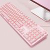 Kisa Pink Mechanical Keyboard and Mouse Set