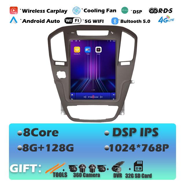 1024*768P For Opel InsigniaBuick Regal 2009-2013 Android 14 Car Radio Multimedia Video Player Navigaion Head Unit Stereo Audio