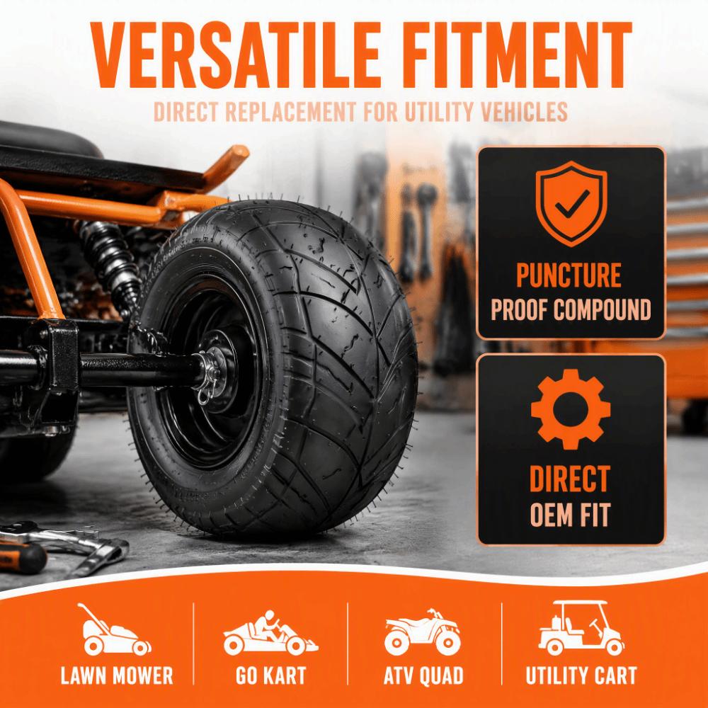 Anti Slip Tread Vacuum Tire 13x5.00-6 Replacement Tire Durable Tubeless Tire For ATV