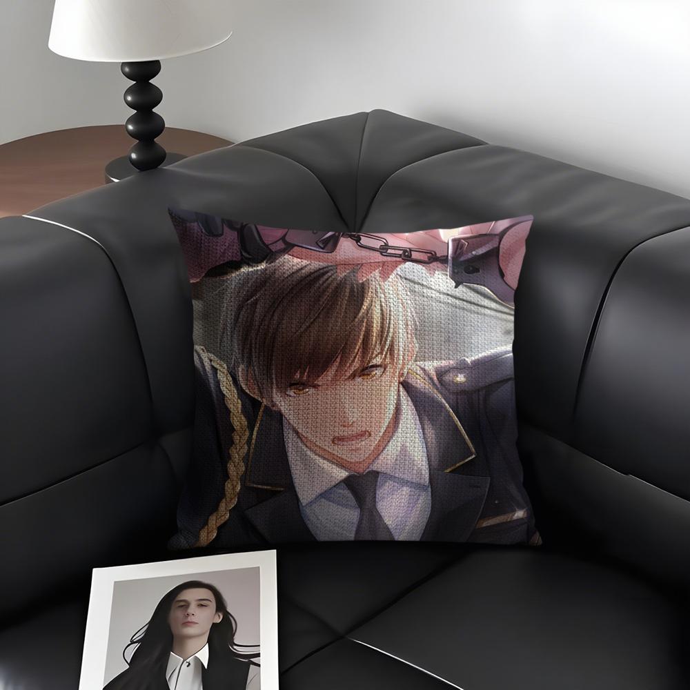 Mr Love Queens Choic Gavin Cushion Cover Natural Linen Organic Fabric DoubleSided Printing Sofa Home Decor Gift Pillow Case