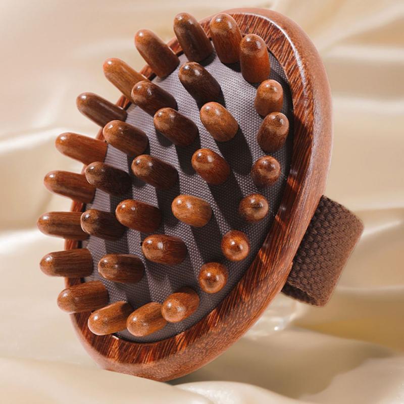 Massage Meridian Brush Stomach Wooden Airbag Scalp Brush Five Elements Body Unblocking Abdominal Massage Leg Massage Tool