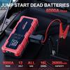Пусковий пристрій 8000А з компресором, 26800 мАг, 150 PSI, портативний бустер автомобільного акумулятора (12В, Усі бензинові/16л дизельні)