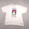 Vintage Bud Ice Hemd Herren XL Weißer Pinguin Dooby Dooby Do Bier Promo 90er T-Shirt