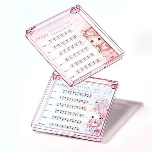

NOVO - Glue-Free Thin Fake Lower Eyelashes - 2 Types 02# Natural (5-6mm x 36 pcs)